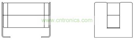圖3: 帶有金屬端子的多層陶瓷電容器的結(jié)構(gòu)圖 (2段品)