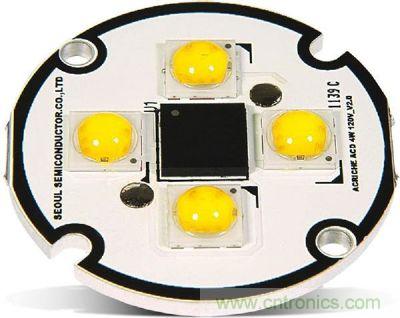 Acrich2　ACLED在LED數(shù)量增加、亮度表現(xiàn)提升，可直接AC電源驅(qū)動(dòng)，簡(jiǎn)省驅(qū)動(dòng)電路設(shè)計(jì)空間與成本