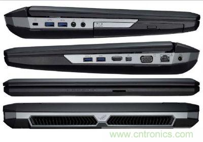 圖1：華碩新款高階筆記本電腦，預計搭載Thunderbolt高速傳輸接口