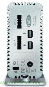 圖2：Thunderbolt周邊可利用多線串接方式，在單一傳輸線纜同時傳送影像與數(shù)碼資料