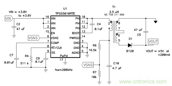 史上最簡(jiǎn)隔離式偏壓電源電路，零件少價(jià)格低