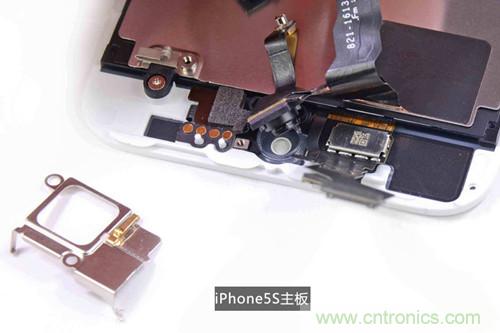 土豪金iPhone 5S拆解：內(nèi)部結(jié)構(gòu)升級(jí)，維修難度增加