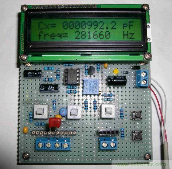 DIY集電容、電感和頻率為一體的測(cè)量?jī)x器