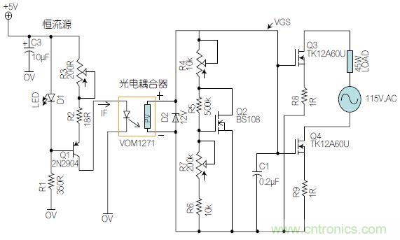 圖1：基于有源器件的線性區(qū)域進(jìn)行功率控制。