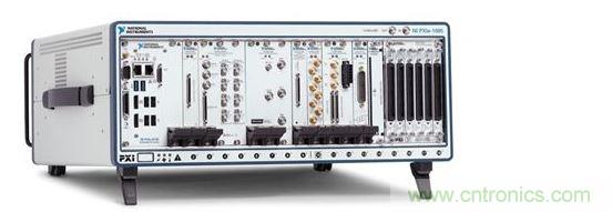 NI PXI Express機箱包含射頻分析儀和發(fā)生器、矢量網(wǎng)絡(luò)分析儀、開關(guān)、電源和嵌入式計算機