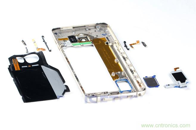 Galaxy Note5拆解，與S系列差距日漸模糊