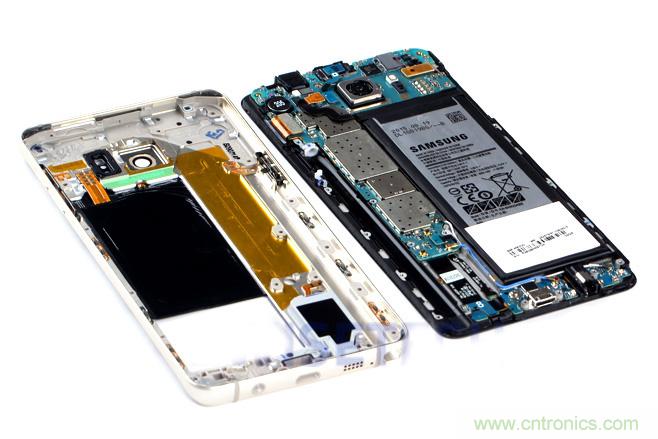 Galaxy Note5拆解，與S系列差距日漸模糊