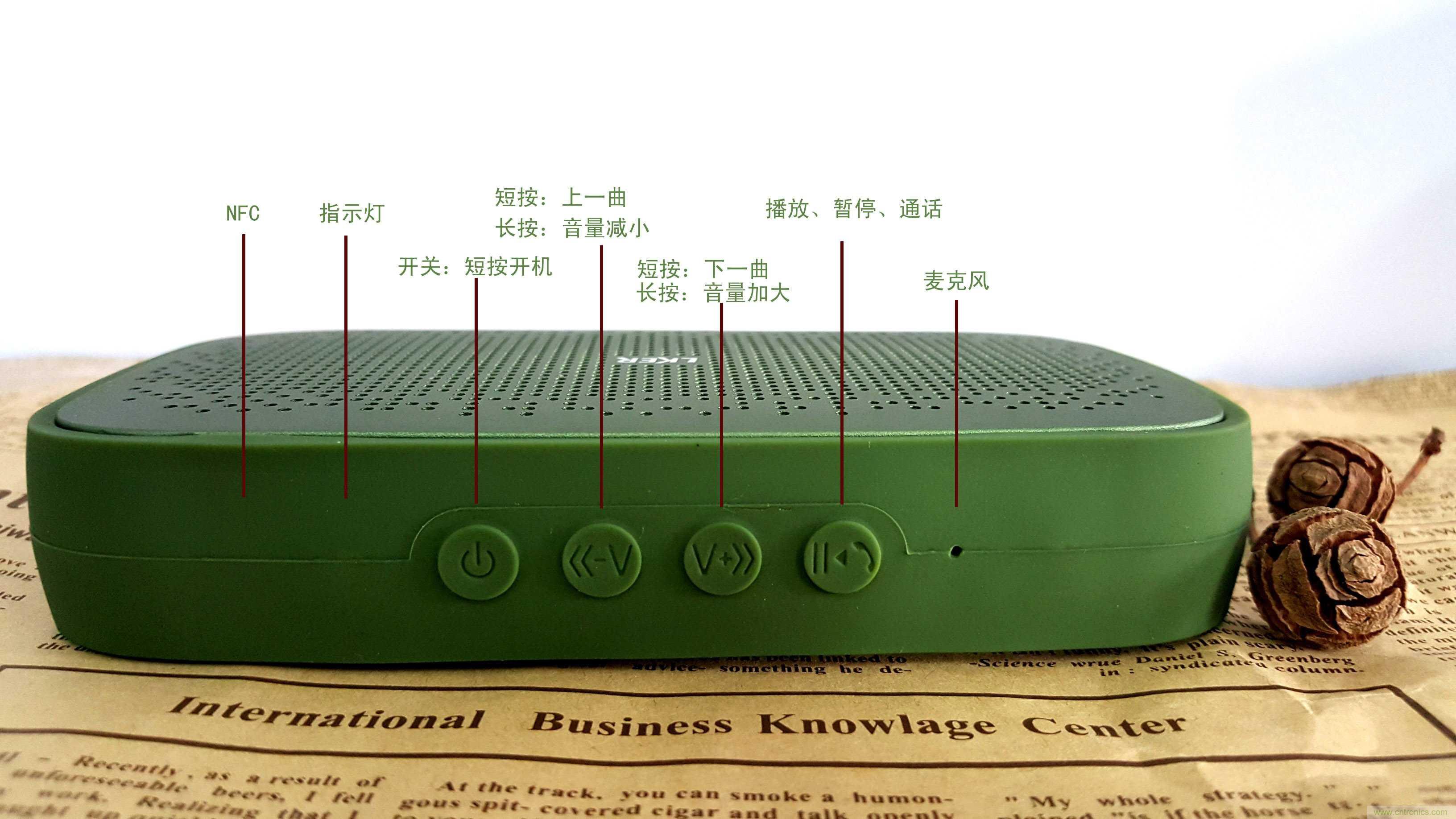 搞怪&ldquo;美人魚&rdquo;盡享靈克藍(lán)牙音箱的天籟之音！