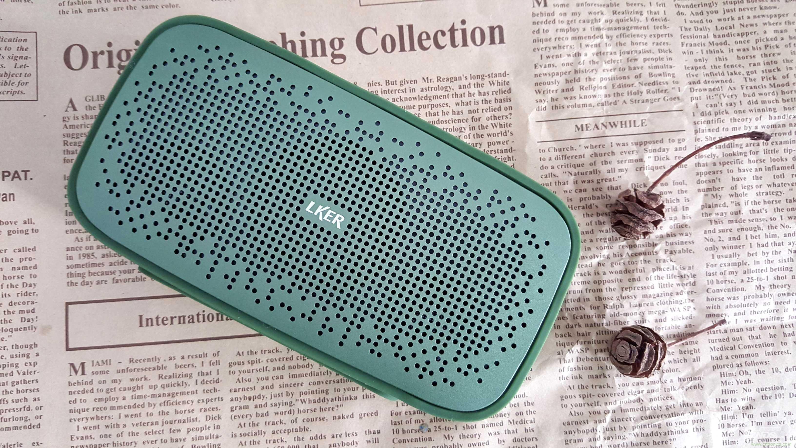 搞怪&ldquo;美人魚&rdquo;盡享靈克藍(lán)牙音箱的天籟之音！