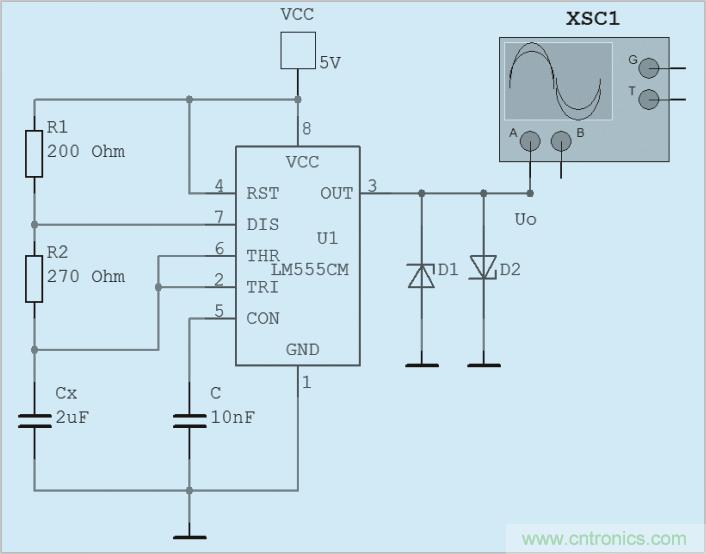 用555定時(shí)器如何設(shè)計(jì)電容測試儀？
