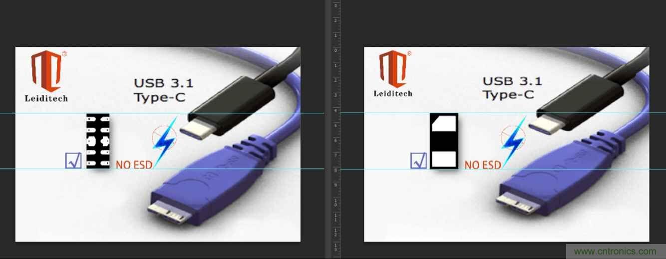 Leiditech推出超低電容ESD，用來(lái)保護(hù)USB Type-C