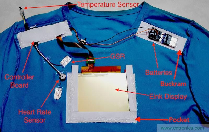 如何DIY一款能監(jiān)控個(gè)人情緒的電子T恤？