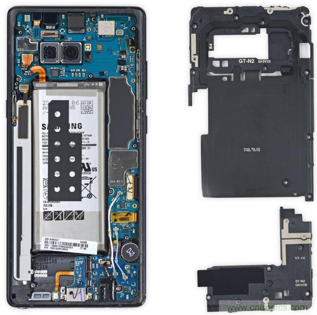 三星Note 8拆解，模塊化+分離式設(shè)計成趨勢？