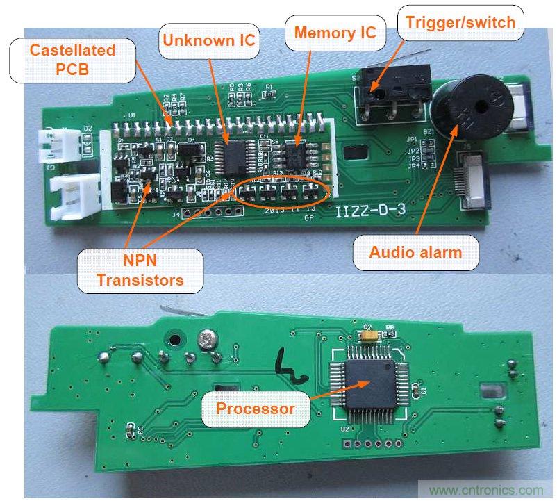 拆解45美元的藍(lán)牙無(wú)線條碼掃描槍，發(fā)現(xiàn)里面鏡中有鏡