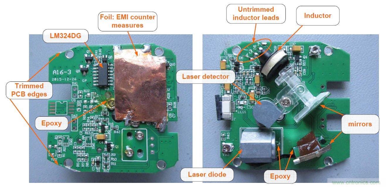 拆解45美元的藍(lán)牙無(wú)線條碼掃描槍，發(fā)現(xiàn)里面鏡中有鏡