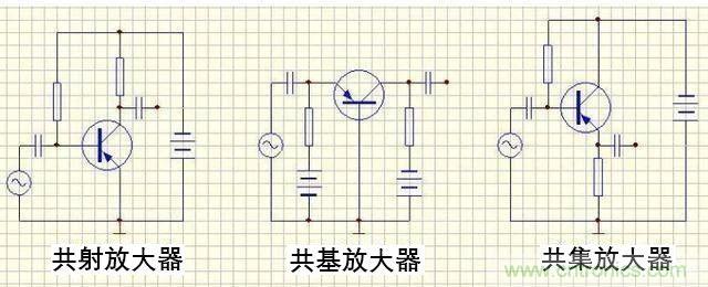 什么是共集、共基、共射放大器？如何分辨3類放大器