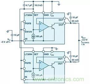 超低輸出噪聲和超高PSRR，這款負(fù)LDO穩(wěn)壓器了解一下？