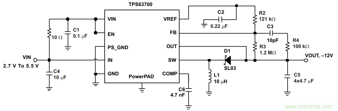 專業(yè)音頻應(yīng)用中生成負電源軌的方案