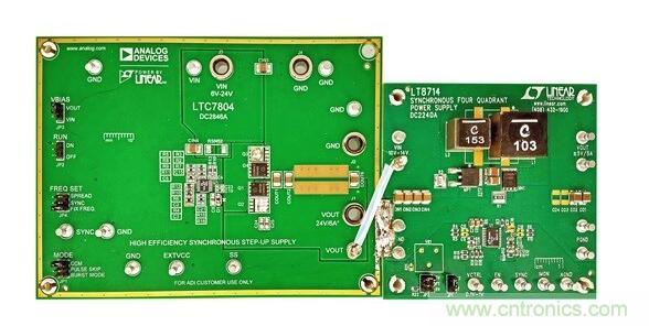 通過5 V至24 V輸入提供雙極性、雙向DC-DC流入和流出電流