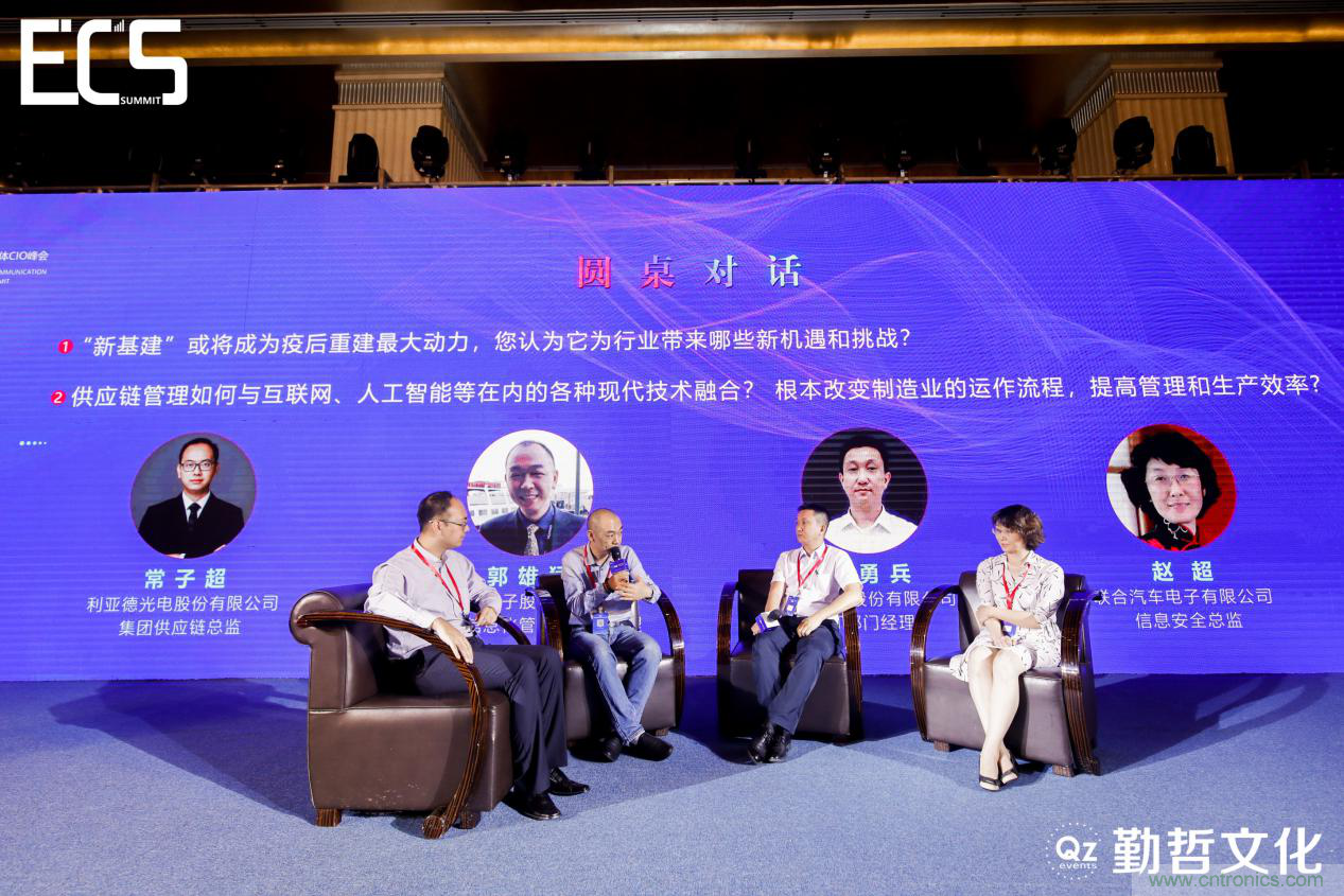 【ECS 2020】第二屆中國電子通信與半導(dǎo)體CIO峰會圓滿落幕！