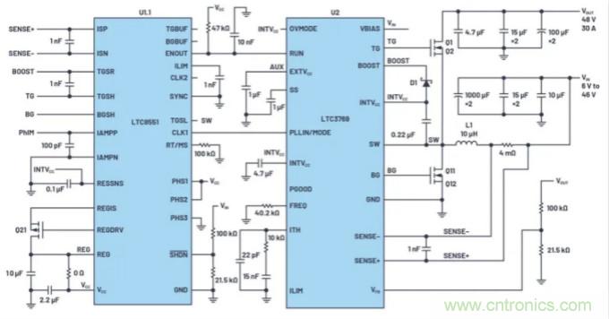 升壓轉(zhuǎn)換器的功率翻倍提高，這是怎么做到的？
