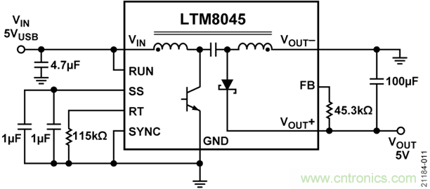 USB供電、915MHz ISM無線電頻段、具有過溫管理功能的1W功率放大器