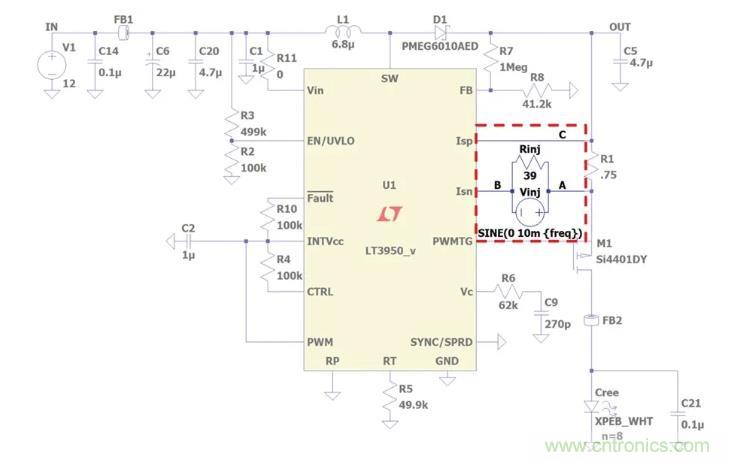 玩轉(zhuǎn)LTspice丨生成LED驅(qū)動器的波德圖，你學(xué)會了沒？