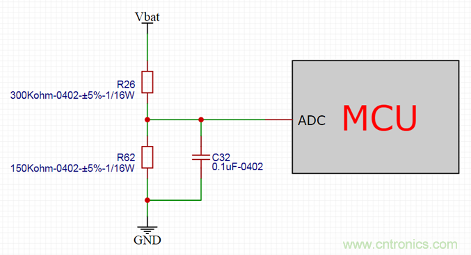 電池電壓偵測電路&ldquo;踩坑&rdquo;：分壓電阻的精度竟然是5%，不是1%
