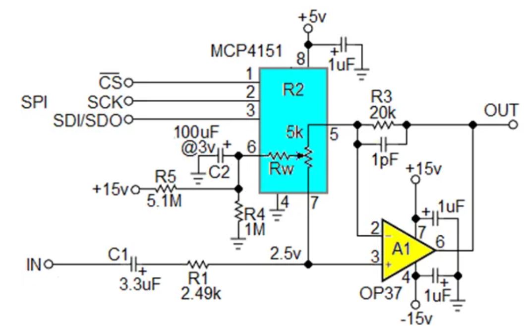 數(shù)字電位器能否代替電路中的機械電位器？