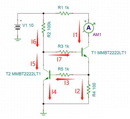 2個NPN三極管組成的恒流電路，如何工作？