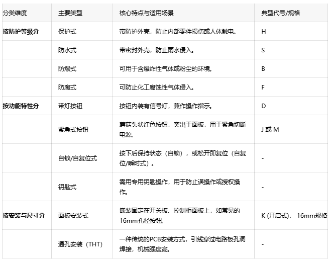 工程師視角：一文掌握按鈕開關(guān)的選型與應(yīng)用