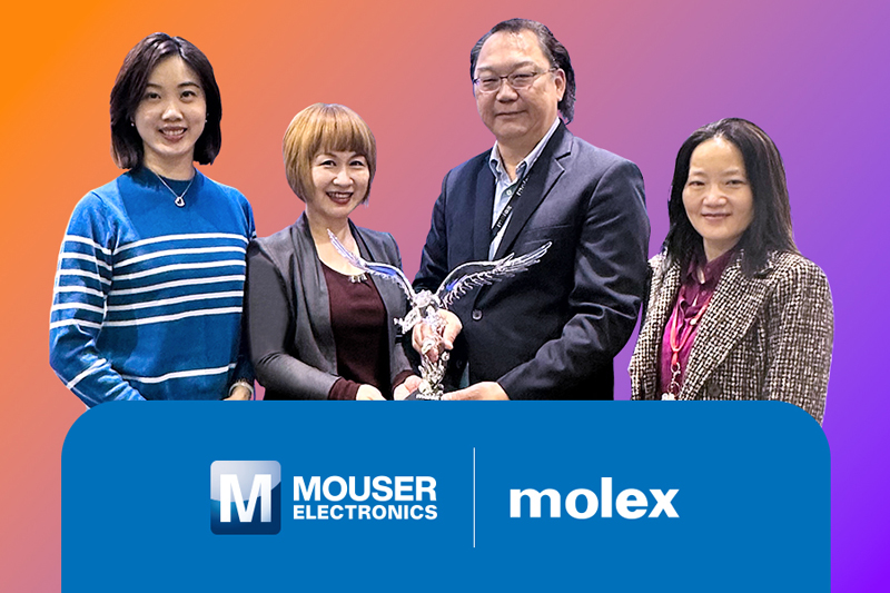七連冠！貿(mào)澤電子蟬聯(lián)Molex亞太區(qū)年度電子目錄代理商大獎(jiǎng)