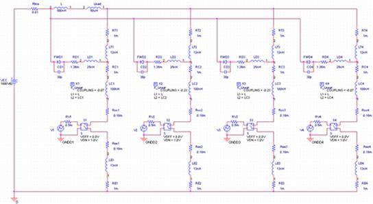 比較兩種并聯(lián)驅(qū)動(dòng)方式對(duì)功率回路耦合特性分析