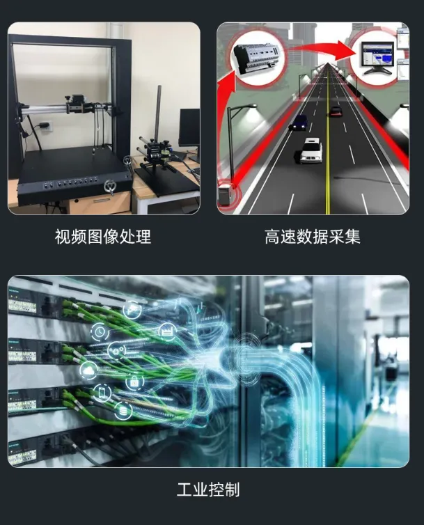 基于賽靈思、紫光芯片開(kāi)發(fā)的FPGA高速通信開(kāi)發(fā)板，適用于圖像處理、工業(yè)控制場(chǎng)景